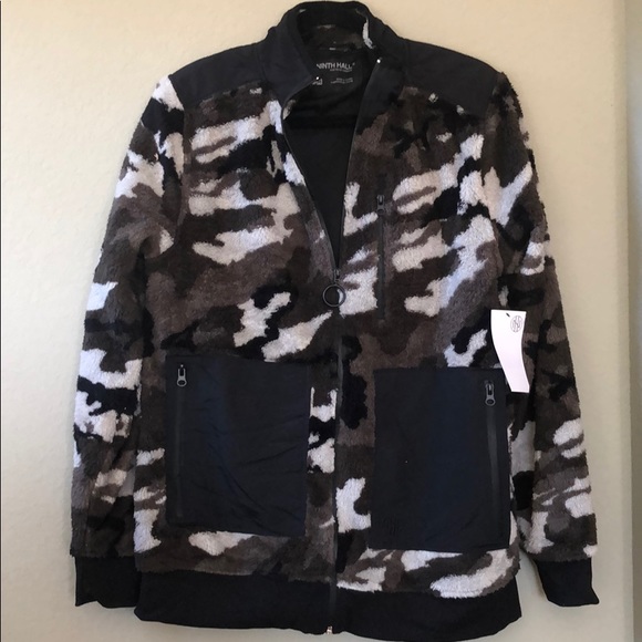 NWT Camo fleece zip jacket - Picture 2 of 5